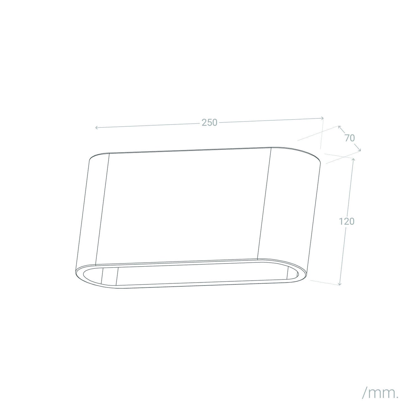 Aplique de Pared Yeso Ebin Round