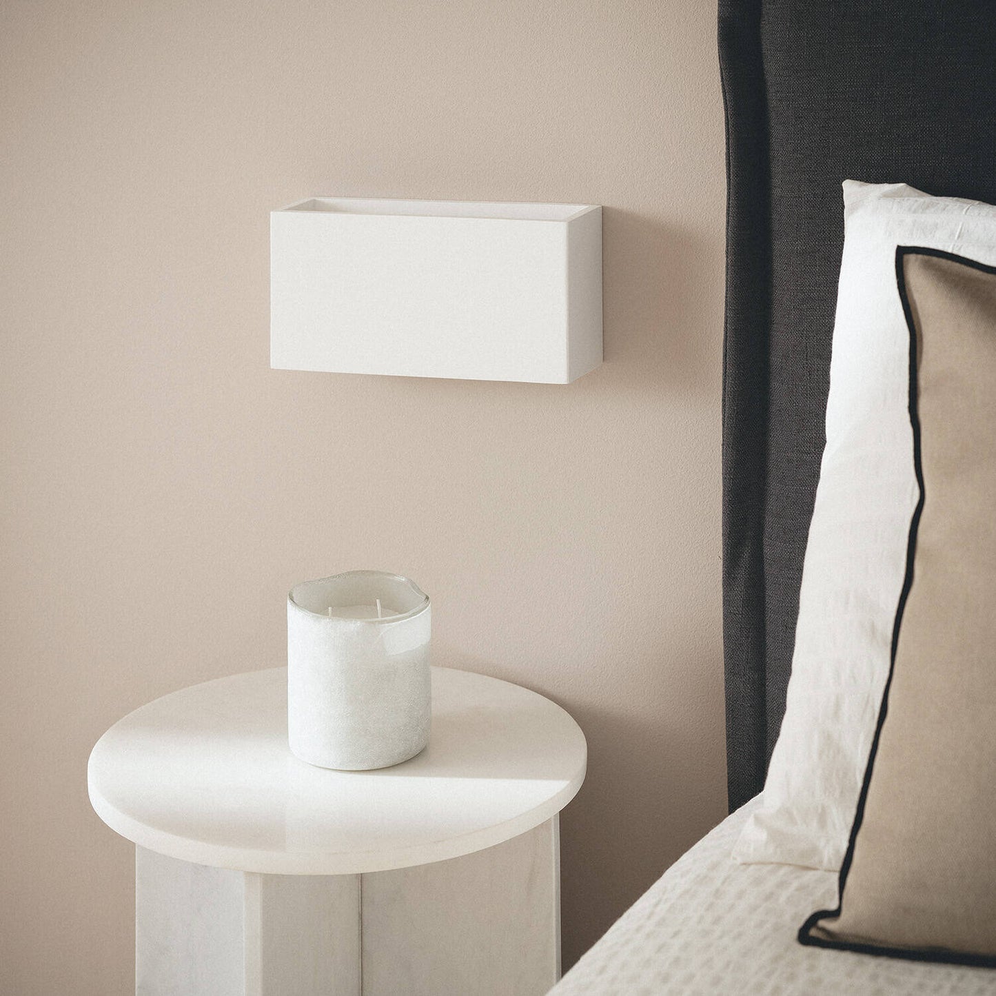 Aplique de Pared Yeso Ebin Square