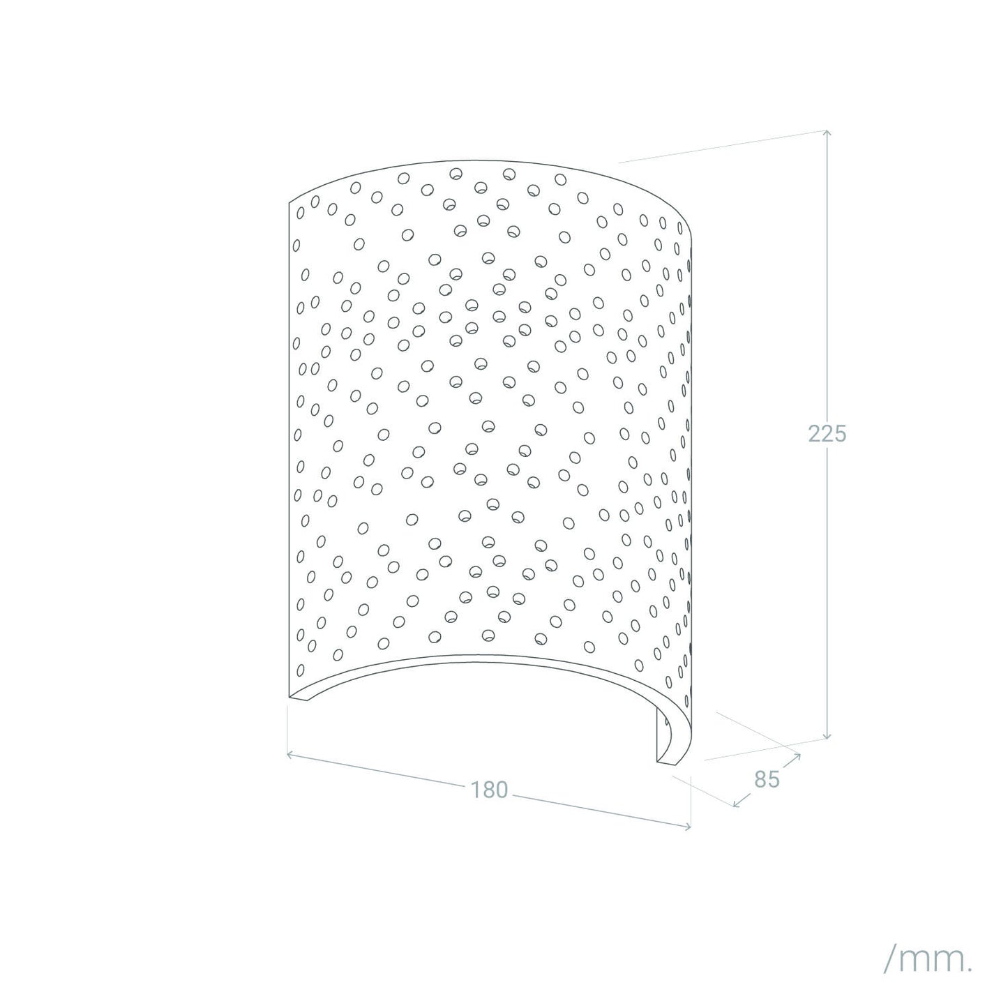 Aplique de Pared Yeso Hole Multi