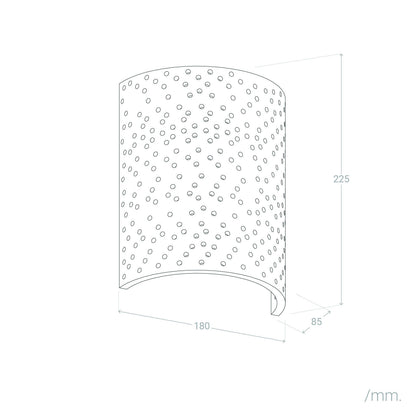 Aplique de Pared Yeso Hole Multi