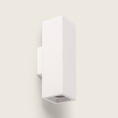 Aplique de Pared Yeso Iluminación Doble Cara Amatista