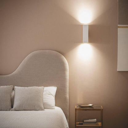 Aplique de Pared Yeso Iluminación Doble Cara Amatista
