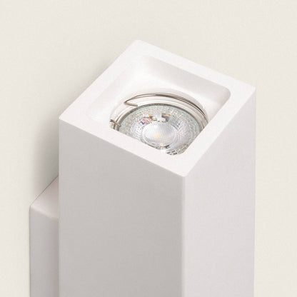 Aplique de Pared Yeso Iluminación Doble Cara Amatista