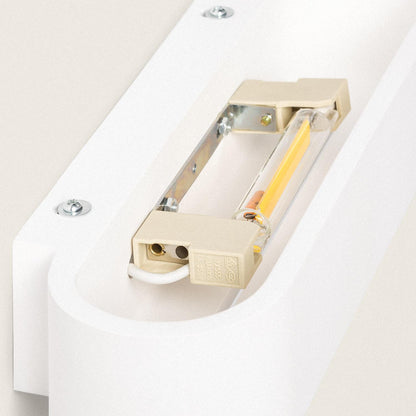Aplique de Pared Yeso Iluminación Doble Cara Lonjong
