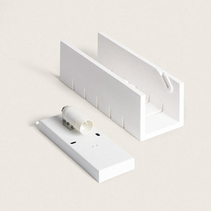 Aplique de Pared Yeso Iluminación Doble Cara Rubí
