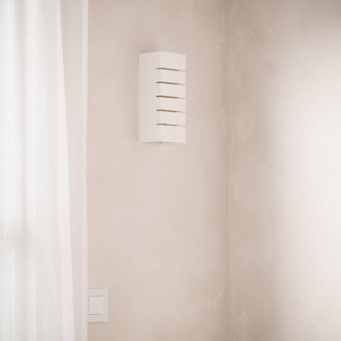 Aplique de Pared Yeso Iluminación Doble Cara Rubí