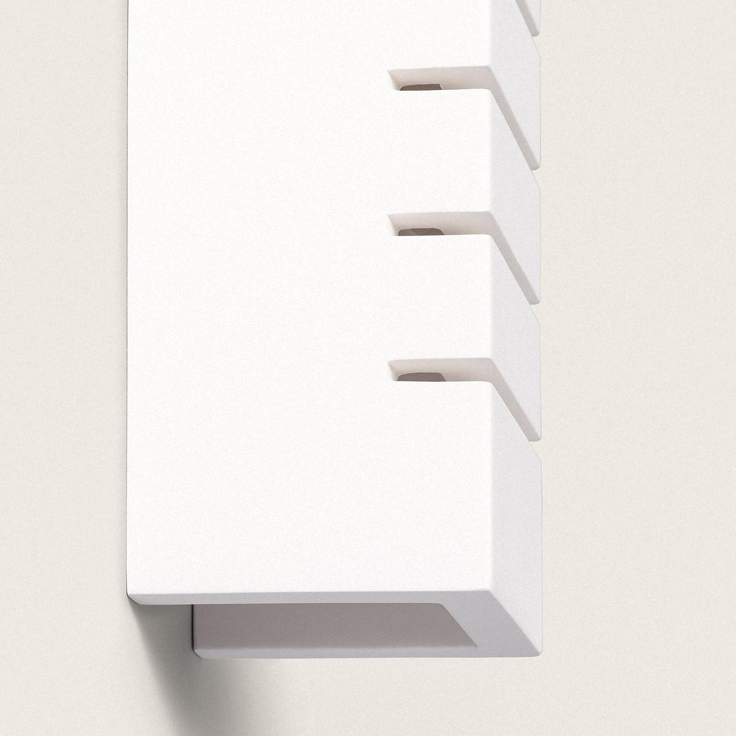 Aplique de Pared Yeso Iluminación Doble Cara Rubí