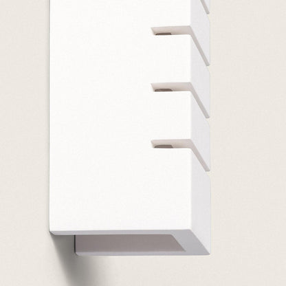 Aplique de Pared Yeso Iluminación Doble Cara Rubí