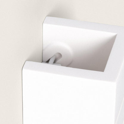 Aplique de Pared Yeso Iluminación Doble Cara Rubí