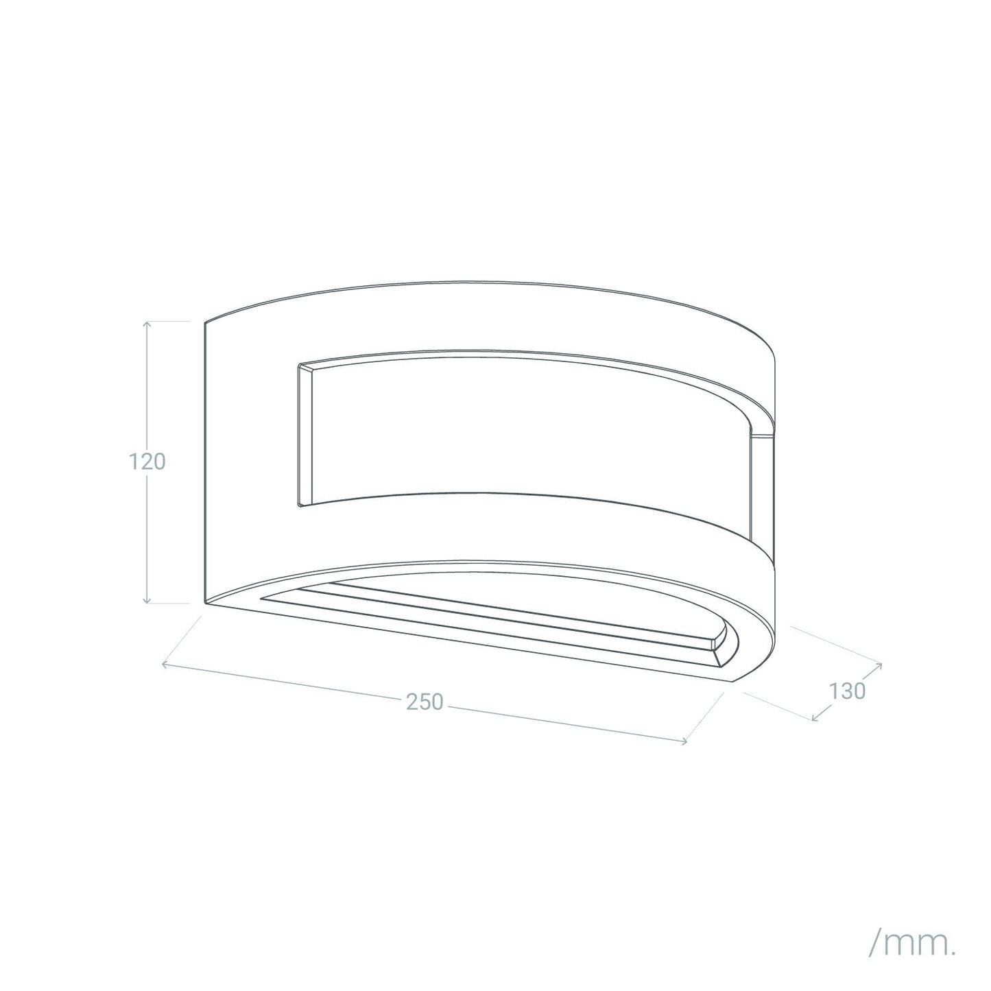 Aplique de Pared Yeso Ouriel