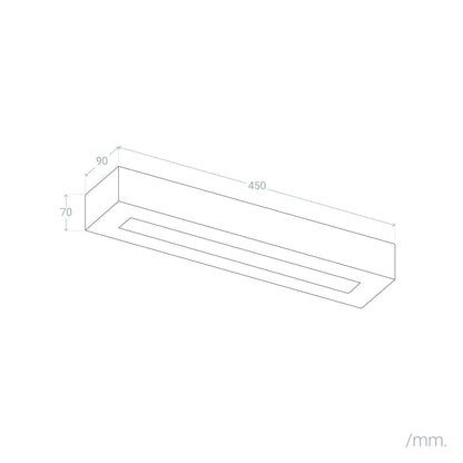 Aplique de Pared Yeso Ruvil L