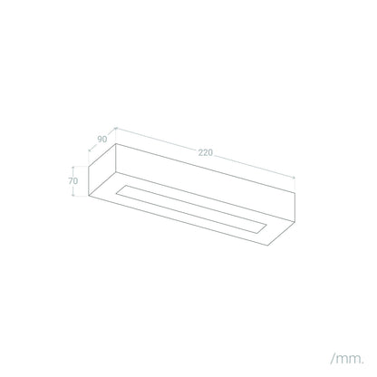 Aplique de Pared Yeso Ruvil S