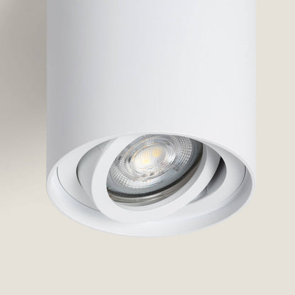 Aplique de Techo Aluminio Cuarzo Blanco