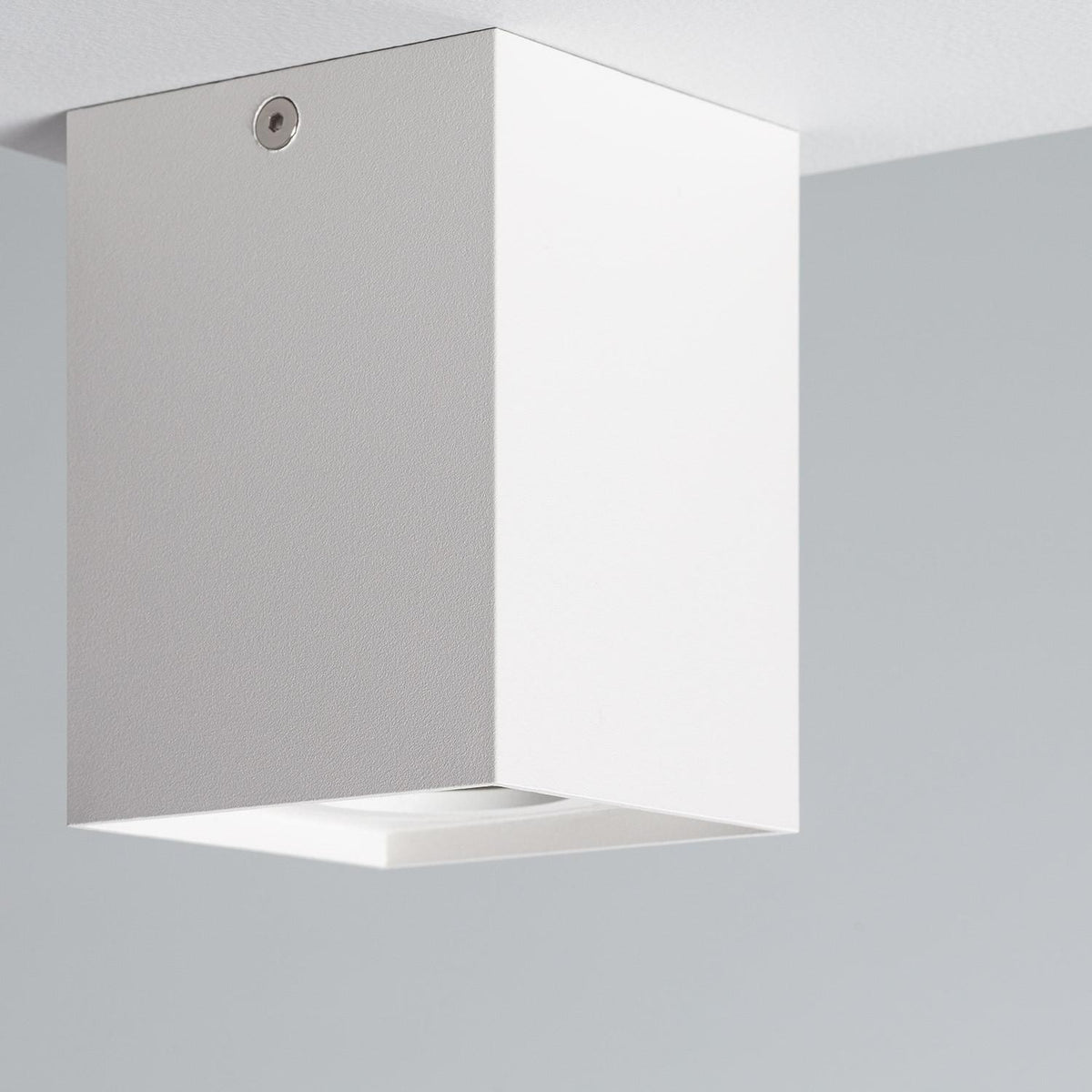 Aplique de Techo Aluminio Jaspe Blanco