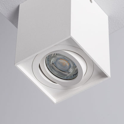 Aplique de Techo Aluminio Jaspe Blanco