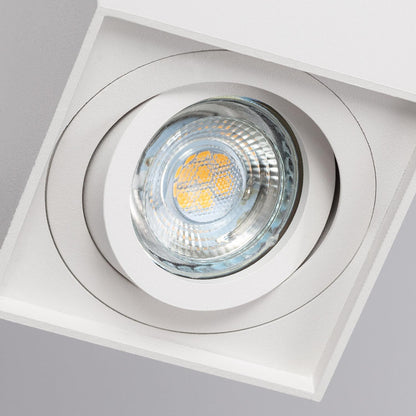 Aplique de Techo Aluminio Jaspe Blanco