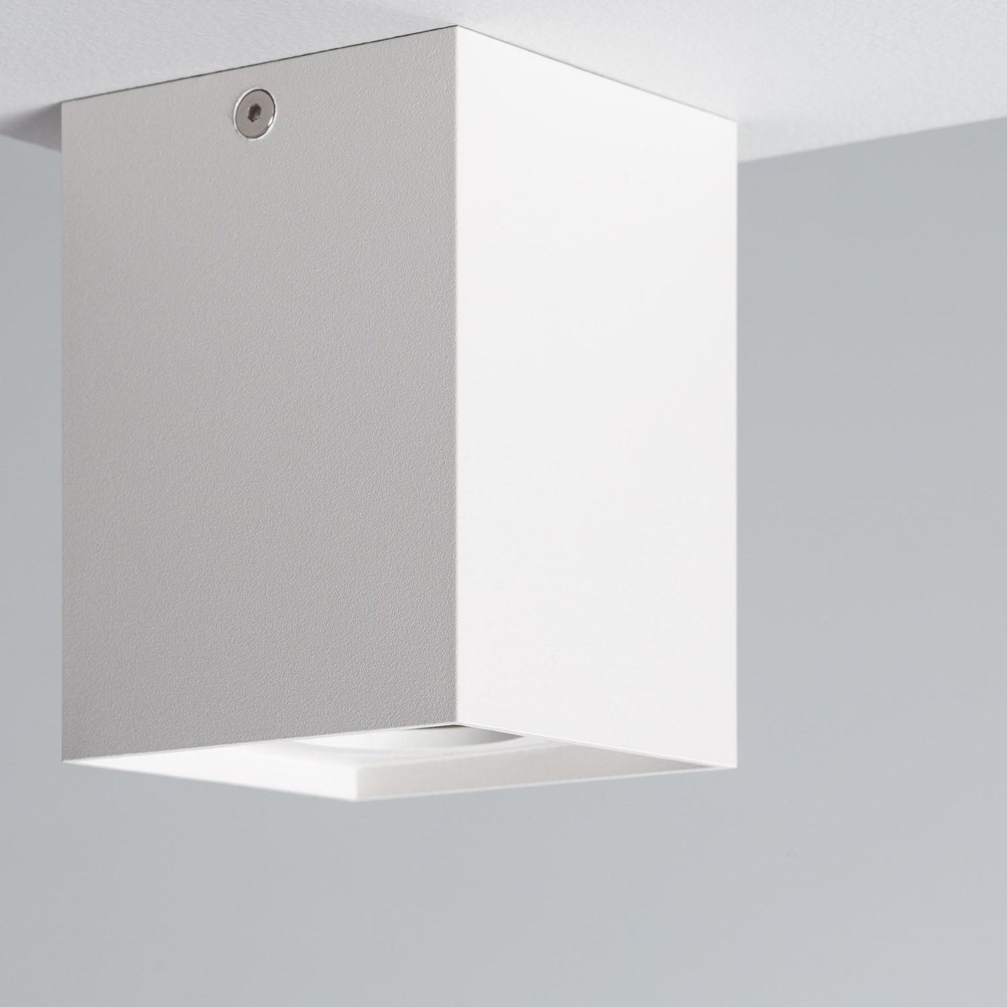 Aplique de Techo Aluminio Jaspe Blanco