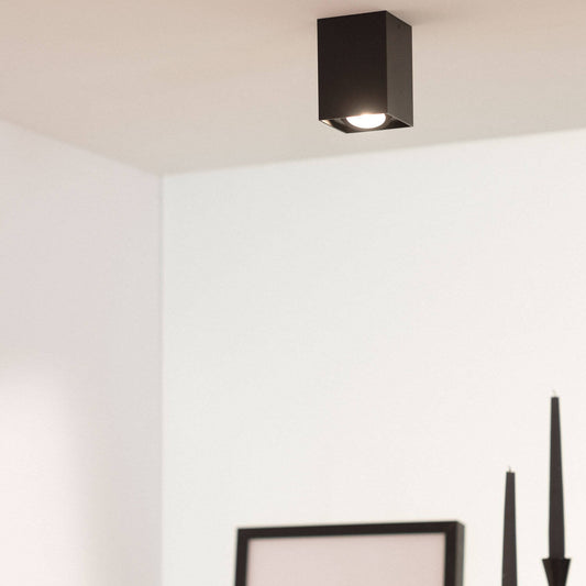 Aplique de Techo Aluminio Jaspe Negro