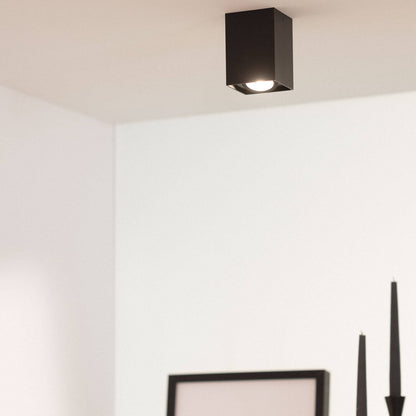 Aplique de Techo Aluminio Jaspe Negro