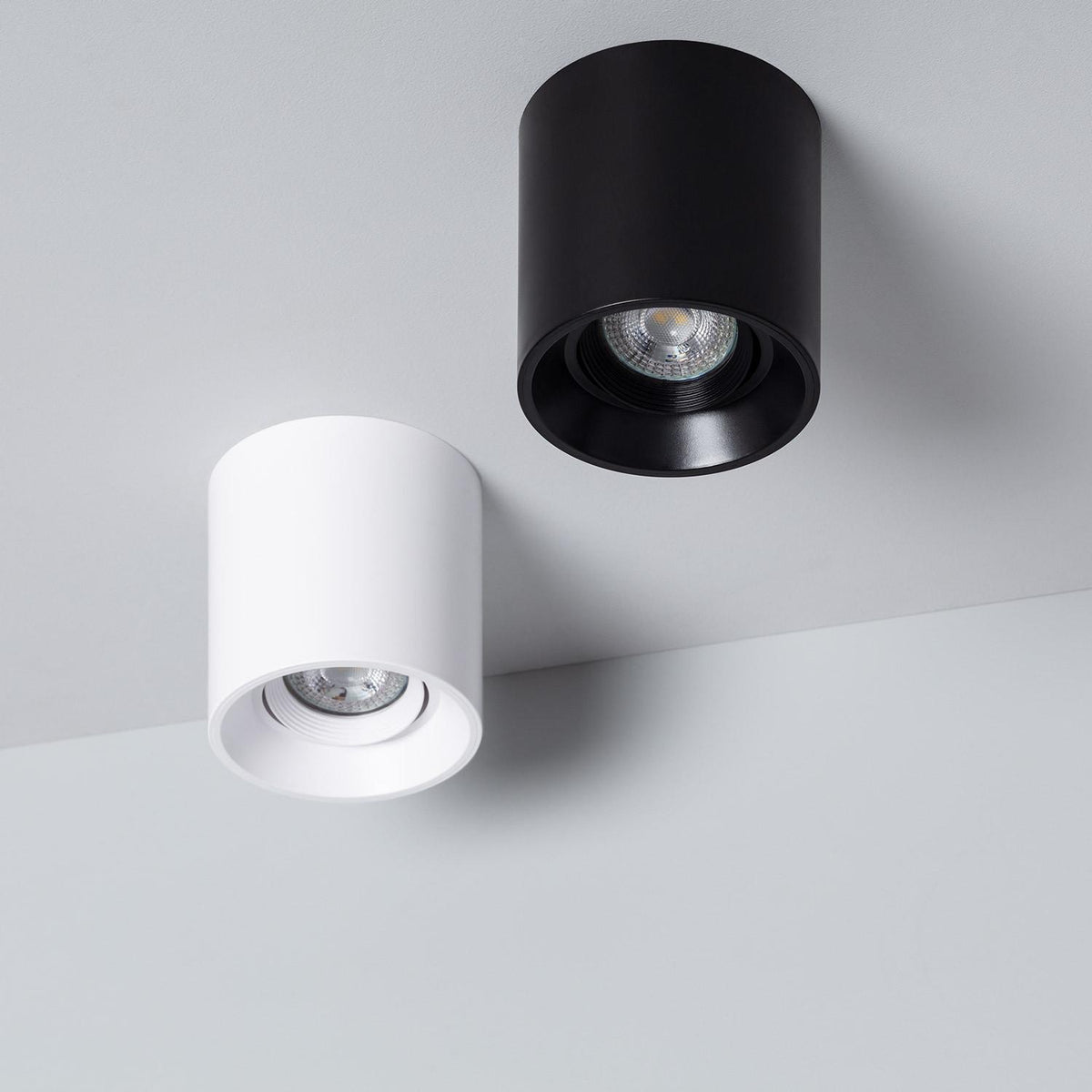 Aplique de Techo Blanco con Bombilla GU10 Space