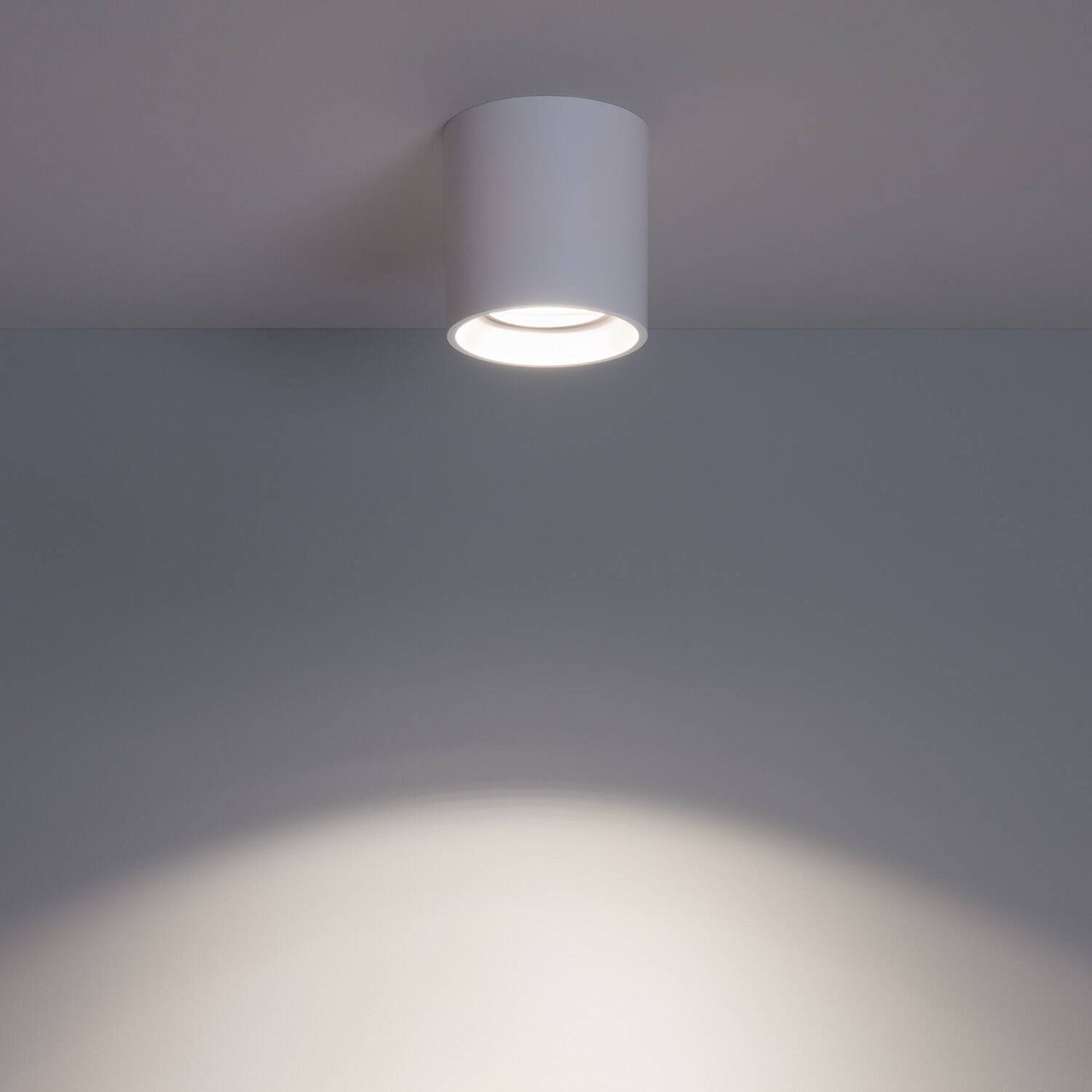 Aplique de Techo Blanco con Bombilla GU10 Space