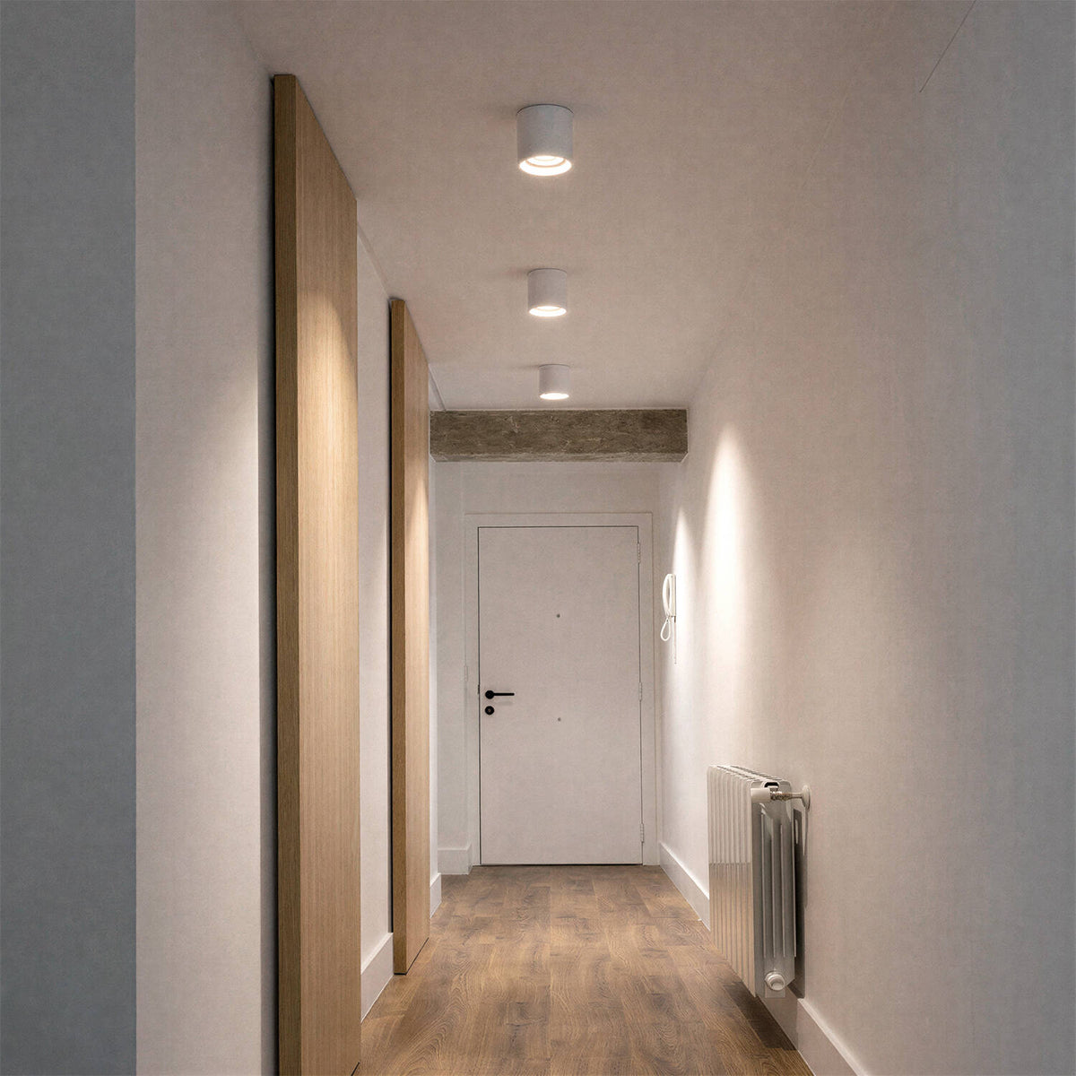 Aplique de Techo Blanco con Bombilla GU10 Space