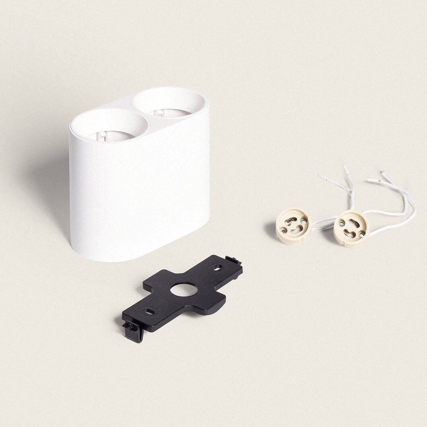 Aplique de Techo Circular Doble Traxim