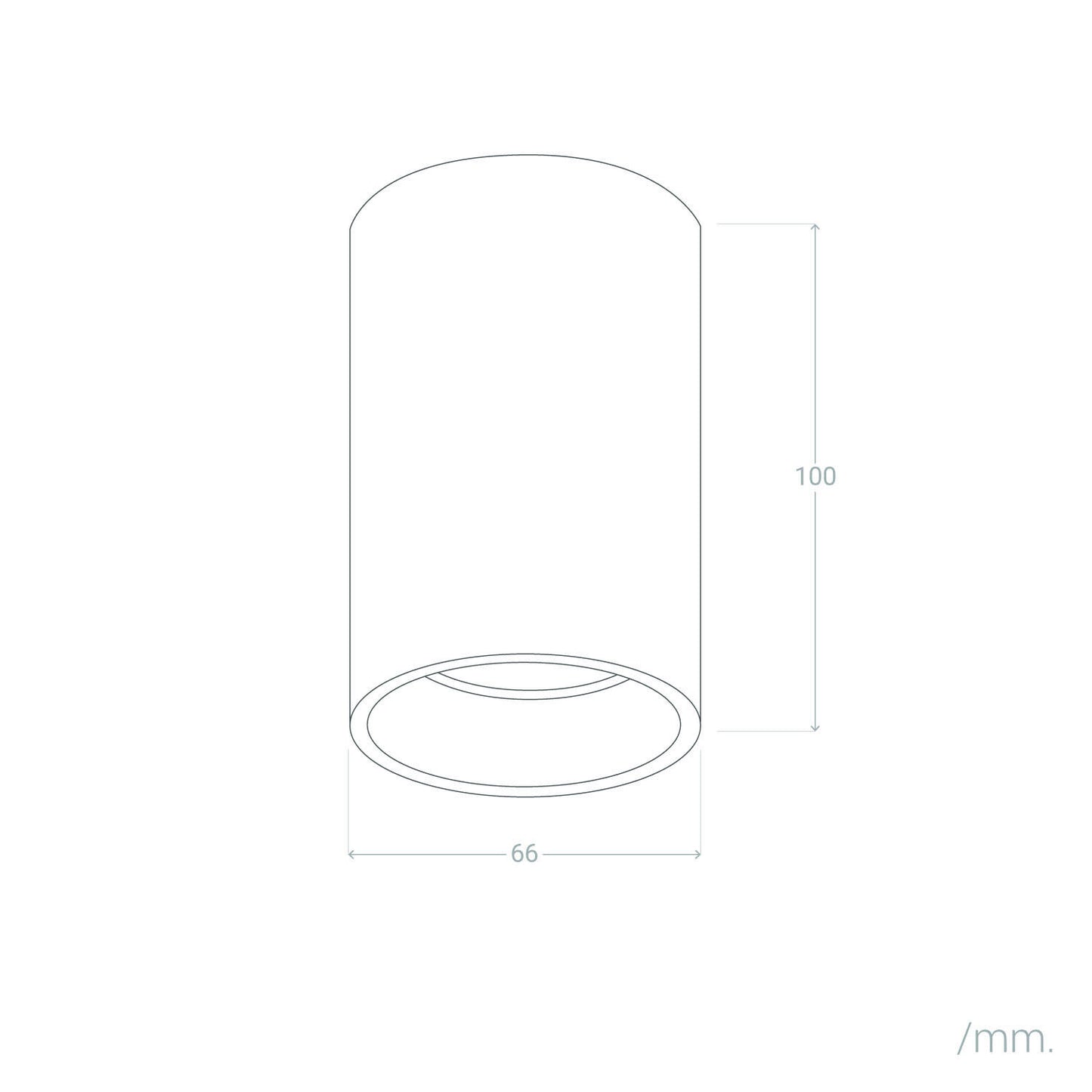 Aplique de Techo Circular Traxim M