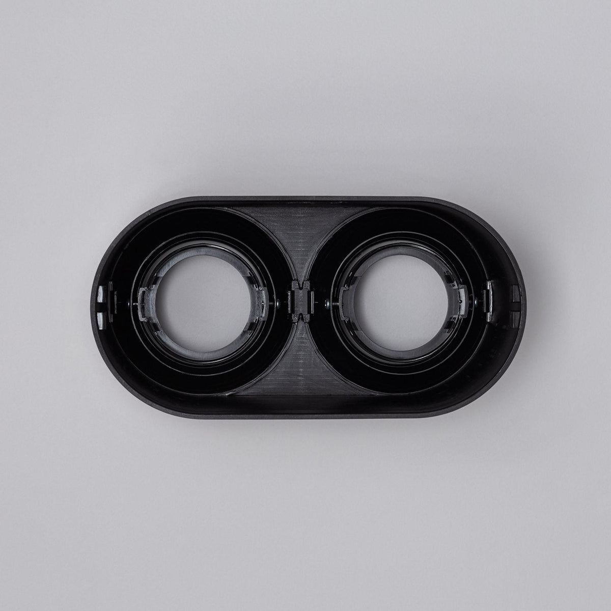 Aplique de Techo Doble Negro con Bombilla GU10 Space