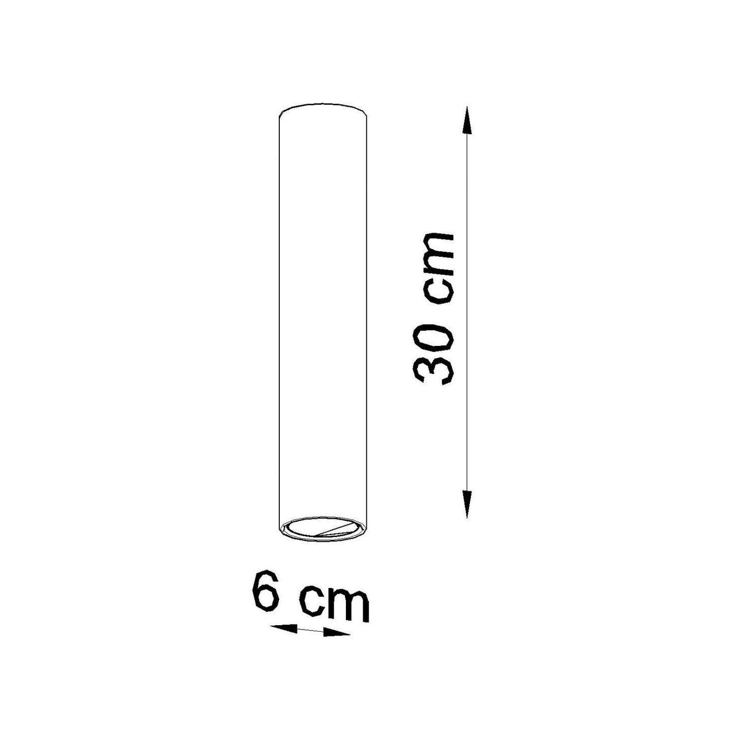 Aplique de Techo Lagos 30 Metal SOLLUX