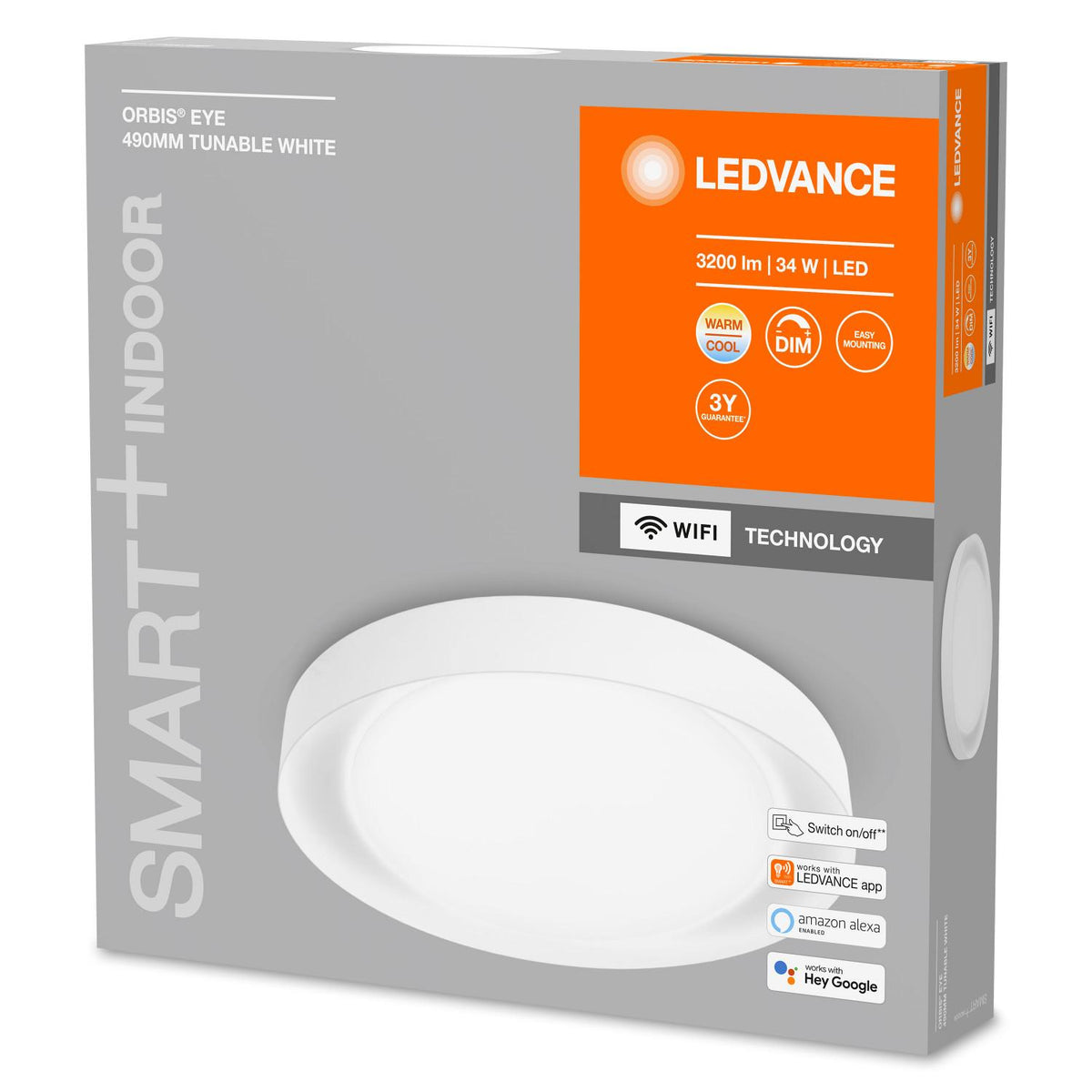 Aplique de Techo LED 34W Smart+ WiFi ORBIS Eye LEDVANCE 4058075486546