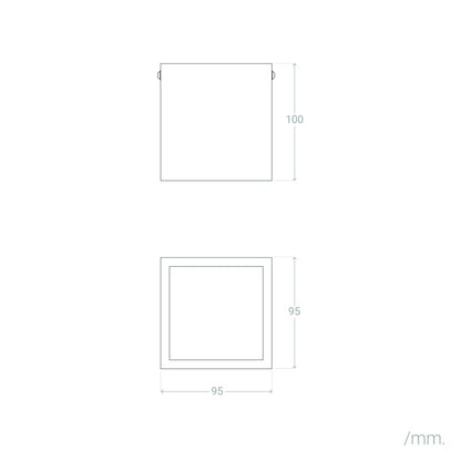 Aplique de Techo LED 6W de Madera Sigurd