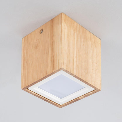 Aplique de Techo LED 6W de Madera Sigurd