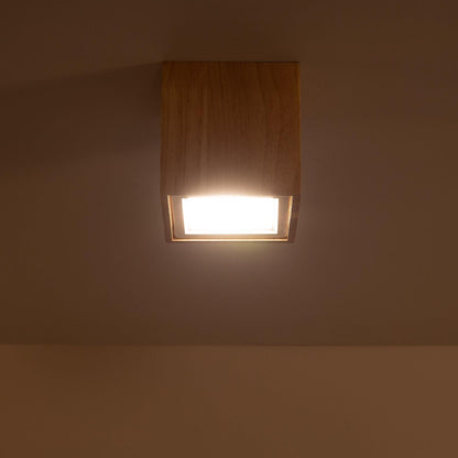 Aplique de Techo LED 6W de Madera Sigurd