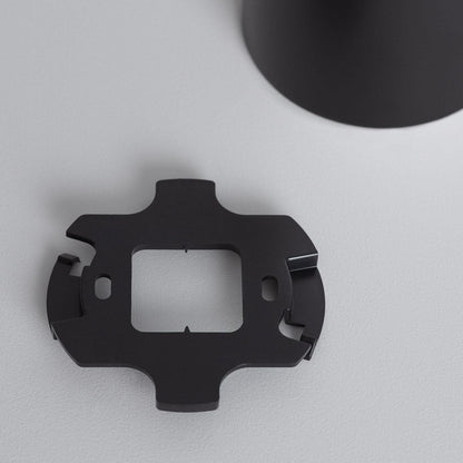 Aplique de Techo Negro con Bombilla GU10 Space