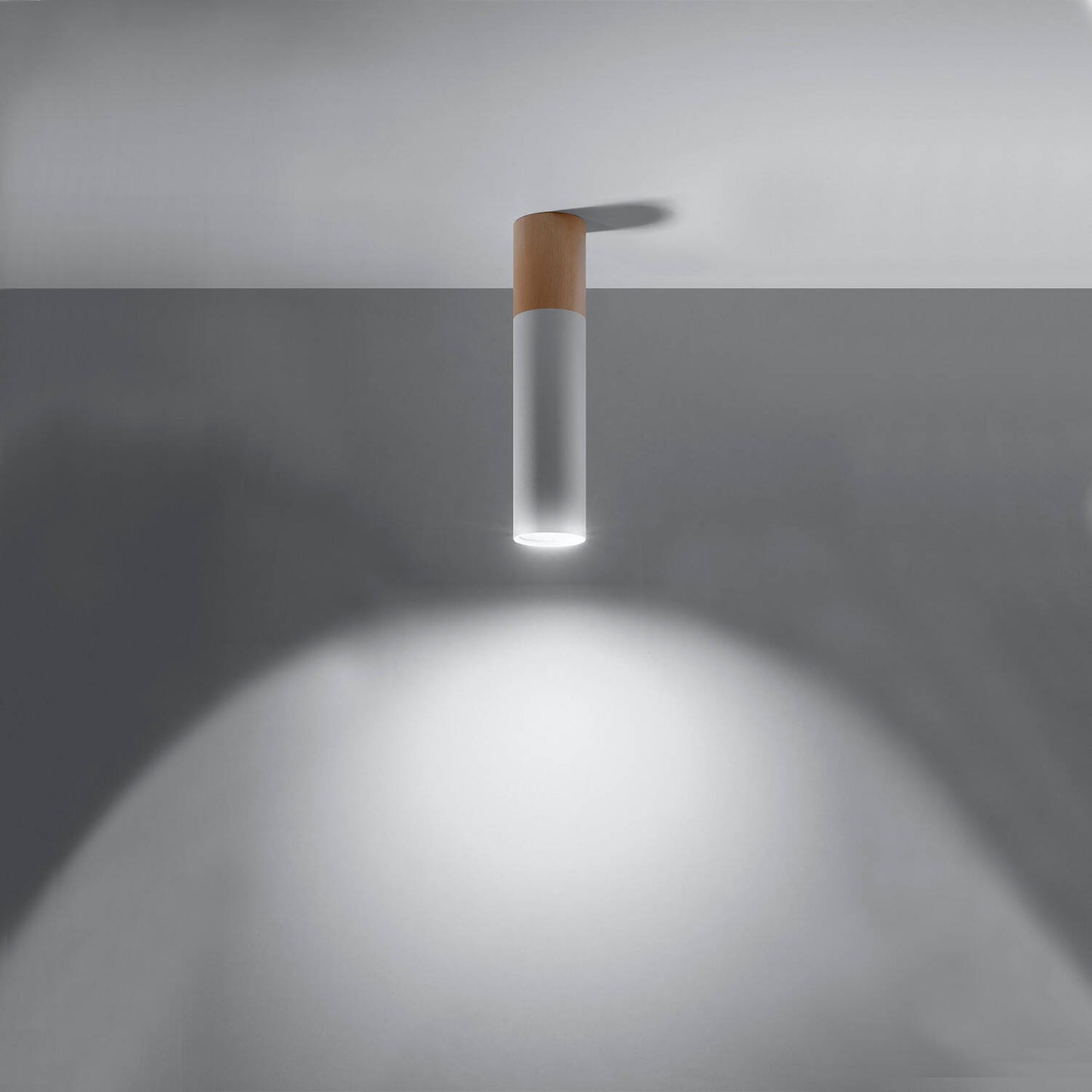 Aplique de Techo Pablo Madera SOLLUX