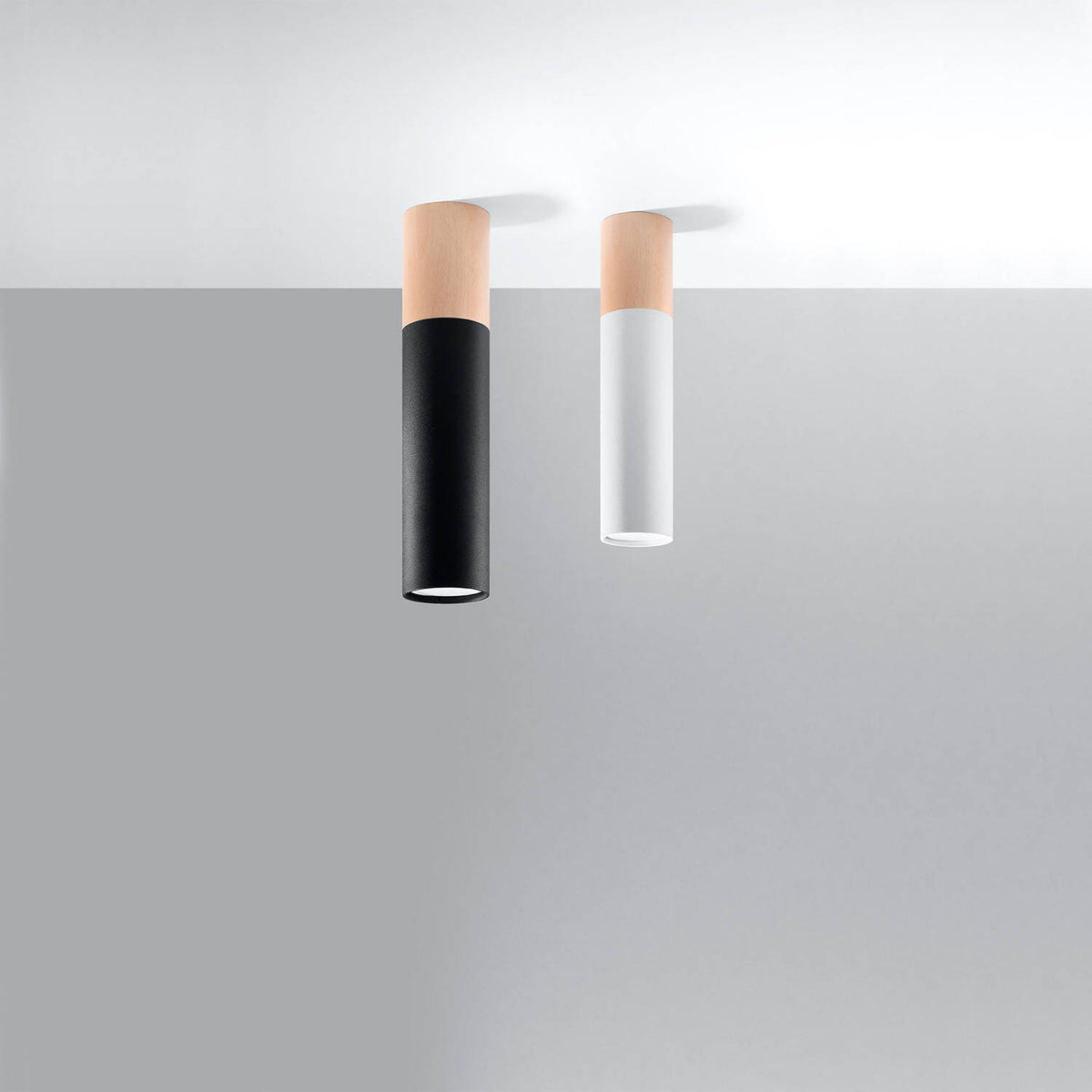 Aplique de Techo Pablo Madera SOLLUX