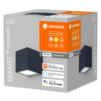 Aplique de Techo RGB 14W Smart+ WiFi IP44 Cuadrado LEDVANCE 4058075564367