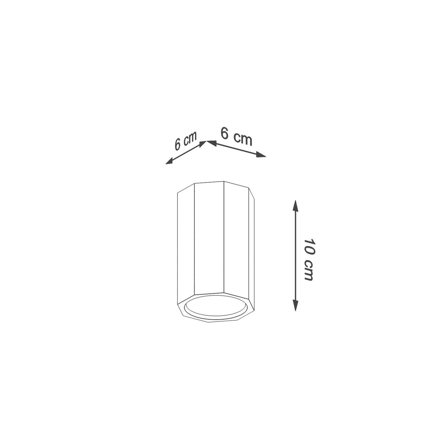 Aplique de Techo Zeke 10 Madera SOLLUX