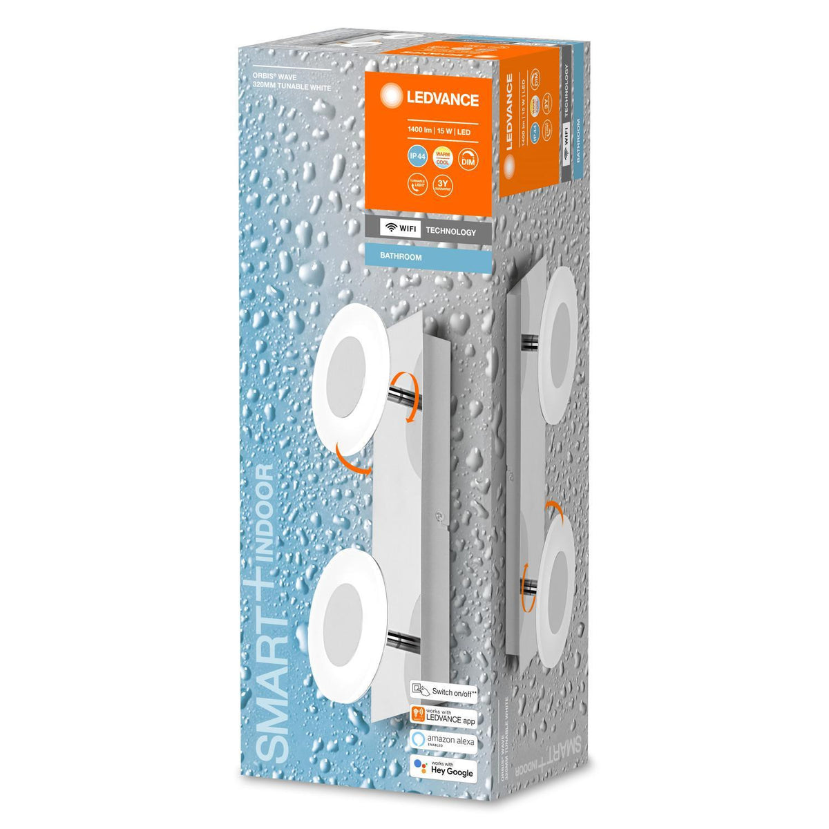 Aplique Espejo Baño 15W Smart+ WiFi  IP44 LEDVANCE 4058075573802