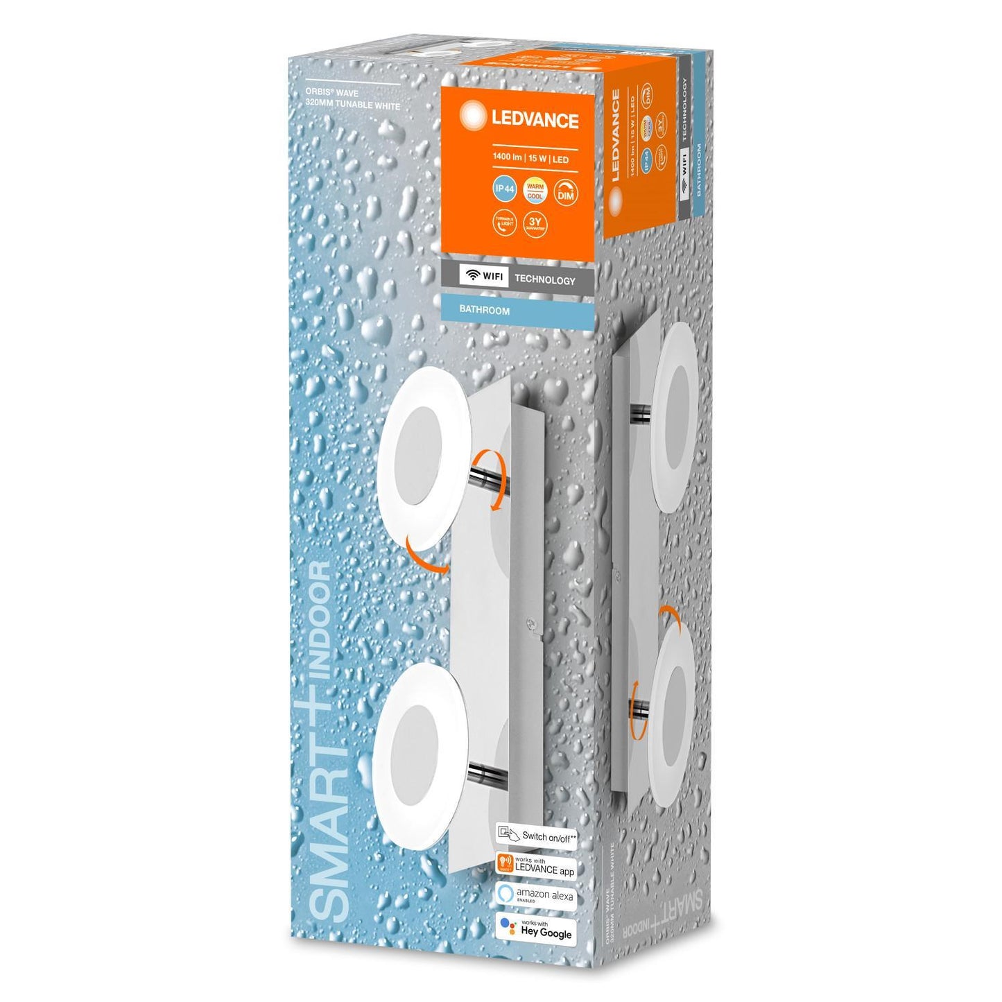 Aplique Espejo Baño 15W Smart+ WiFi  IP44 LEDVANCE 4058075573802