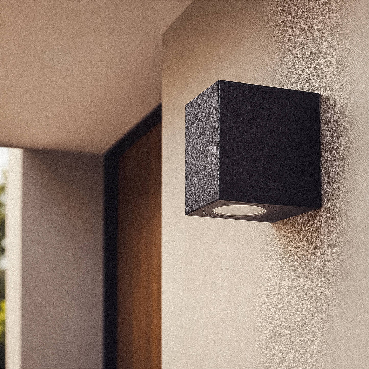 Aplique Exterior de Pared Miseno Negro