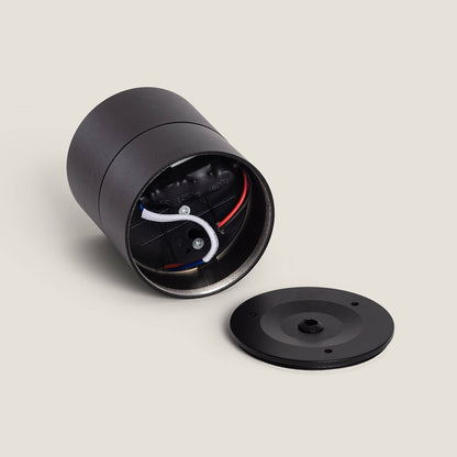 Aplique LED 15W de Aluminio Circular Negro New Onuba