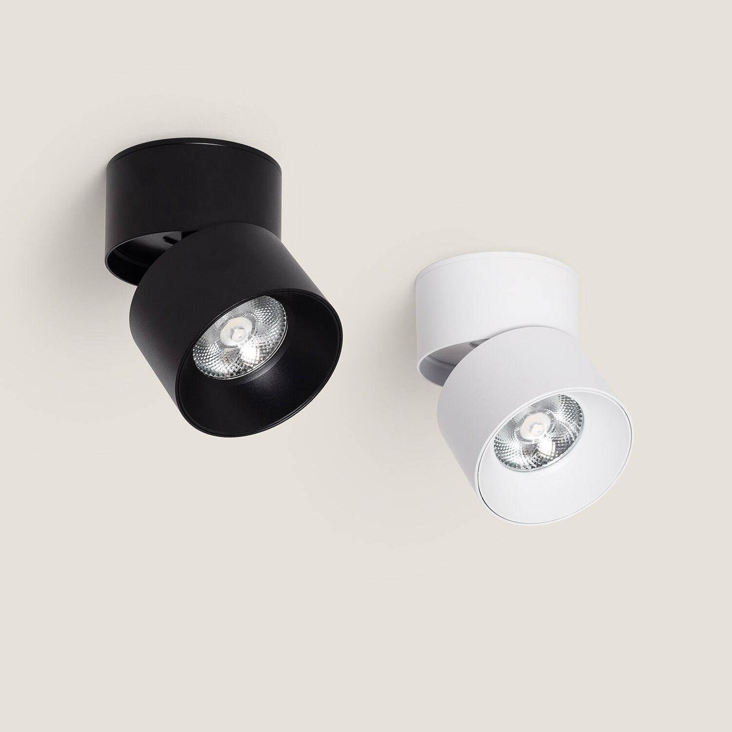Aplique LED 15W de Aluminio Circular Negro New Onuba