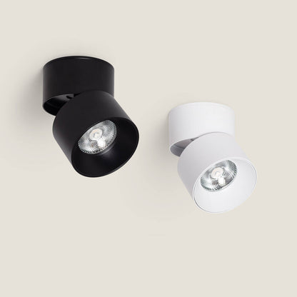Aplique LED 15W de Aluminio Circular Negro New Onuba