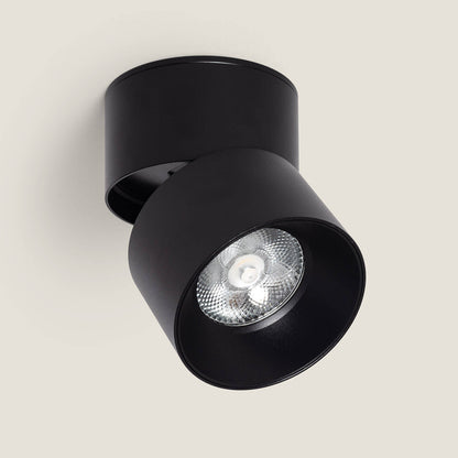 Aplique LED 15W de Aluminio Circular Negro New Onuba