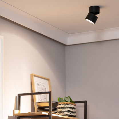 Aplique LED 15W de Aluminio Circular Negro New Onuba