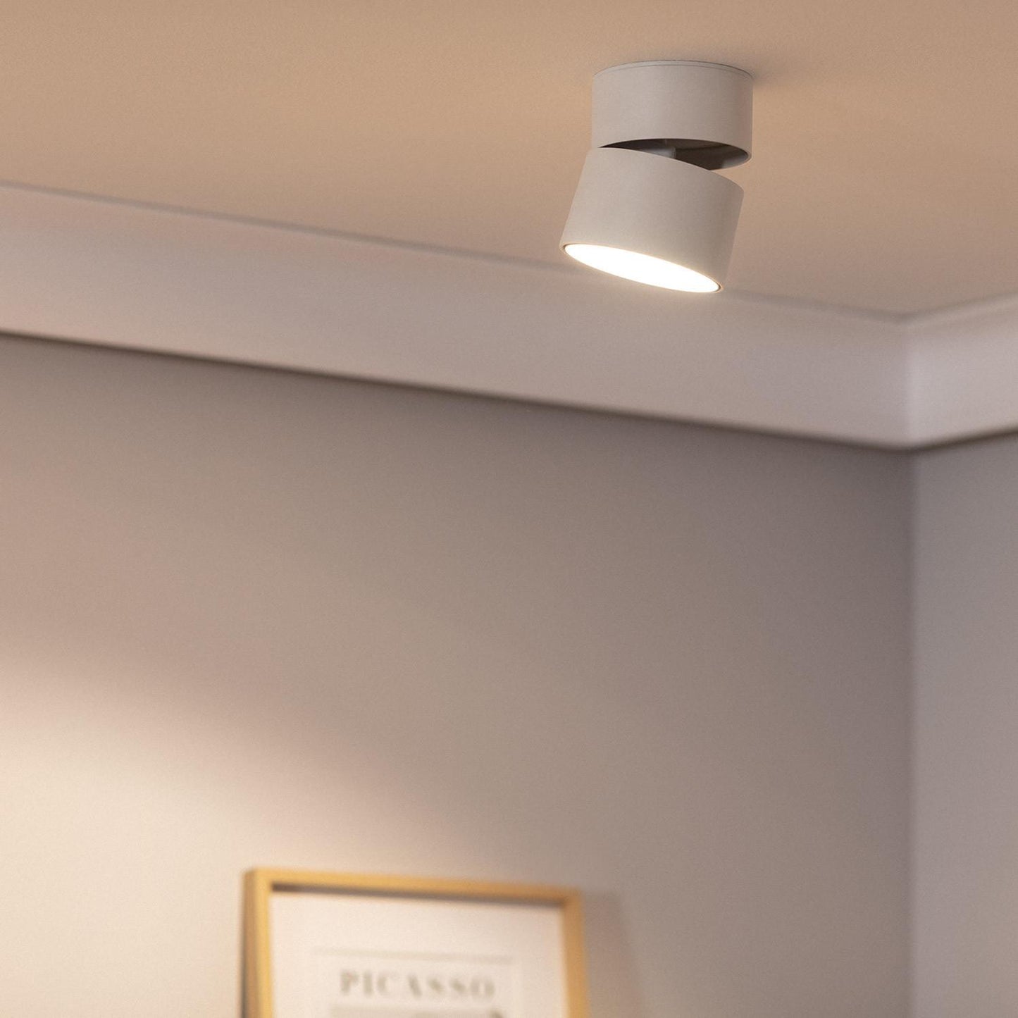 Aplique LED 30W de Aluminio Circular Blanco New Onuba