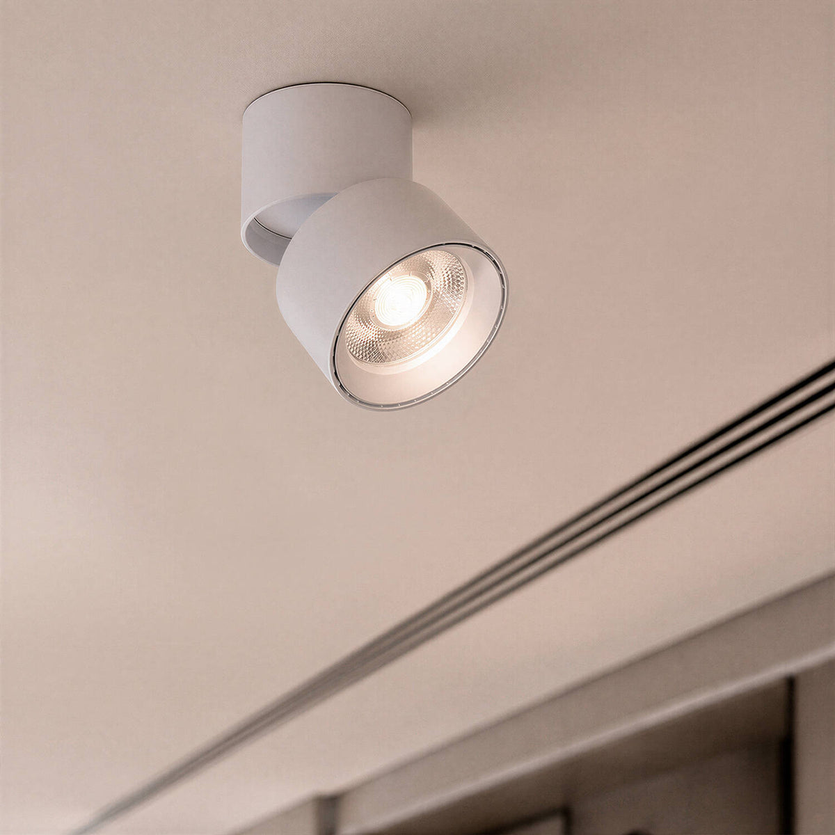 Aplique LED 30W de Aluminio Circular Blanco New Onuba