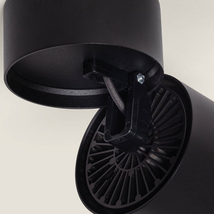 Aplique LED 30W de Aluminio Circular Negro New Onuba